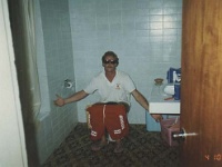 IDN Bali 1990OCT WRLFC WGT 040  Don't forget the paperwork mate!! : 1990, 1990 World Grog Tour, Asia, Bali, Date, Indonesia, Month, October, Places, Rugby League, Sports, Wests Rugby League Football Club, Year