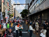 JPN KYU Fukuoka 2012OCT28 GO StreetParade 002 : 2012, 2012 Fukuoka Golden Oldies, Alice Springs Dingoes Rugby Union Football CLub, Asia, Date, Fukuoka, Fukuoka Prefecture, Golden Oldies Rugby Union, Japan, Month, October, Places, Region Kyushu, Rugby Union, Sports, Street Parade, Year