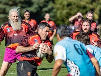 NZL CAN Christchurch 2018APR25 GO Dingoes v AVR 007 : - DATE, - PLACES, - SPORTS, - TRIPS, 10's, 2018, 2018 - Kiwi Kruisin, 2018 Christchurch Golden Oldies, Alice Springs Dingoes Rugby Union Football CLub, Alice Springs Dingoes Rugby Union Football Club, April, Argentina, Associació Veterans Rugby Barcelona, Canterbury, Christchurch, Day, Golden Oldies Rugby Union, Month, New Zealand, Oceania, Rugby Union, South Hagley Park, Spain, Teams, The Gaucho, Wednesday, Year