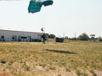 USA ID Caldwell 2002JUL21 FITZY SkydiveIdaho 006  Here's the weather report: The wind's coming from the North at 15 knots...... : 2002, Americas, Caldwell, Idaho, July, North America, Skydive Idaho, Skydiving, USA