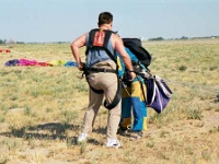 USA ID Caldwell 2002JUL21 FITZY SkydiveIdaho 020  I know it's only my second jump Douggs, but I don't know you THAT well!!! : 2002, Americas, Caldwell, Idaho, July, North America, Skydive Idaho, Skydiving, USA