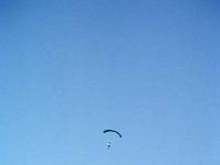 USA ID Caldwell 2002JUL21 FITZY SkydiveIdaho 027  Here's the only person to get closer to the landing zone than a 10 dollar cab ride. : 2002, Americas, Caldwell, Idaho, July, North America, Skydive Idaho, Skydiving, USA