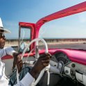 CUB LAHA Havana 2019APR26 Cruizin 037  Cruising out to the   Meli&aacute; Cohiba  , then turning right to drive the oceanside   Malec&oacute;n   ( officially - Avenida de Maceo ) was a bit of fun. : - DATE, - PLACES, - TRIPS, 10's, 2019, 2019 - Taco's & Toucan's, Americas, April, Caribbean, Cuba, Day, Friday, Havana, La Habana, Month, Year
