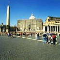 EU VAT 1998SEPT StPetersSquare 004 : 1998, 1998 - European Exploration, Date, Europe, Month, Places, September, St Peters Square, Trips, Vatican, Vatican City, Year