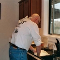 USA ID Boise 7011WestAshland 2003DEC25 003  Sipper was in the kitchen lending a hand as well. : 2003, 7011 West Ashland, Americas, Boise, Christmas, Date, December, Events, Idaho, Month, North America, Places, USA, Year