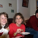 USA ID Boise 7011WestAshland 2004DEC11 ALCC 021  Ladies, it doesn't matter if you share a plate - it's still chowin' down!!! : 2004, 7011 West Ashland, Americas, Boise, Christmas, Christmas Cheer, Date, December, Events, Idaho, Month, North America, Places, USA, Year