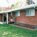 USA ID Boise 7011WAshland EXT Front 2001MAR30 004  These two windows is where the master bedroom is located and were originally two smaller bedrooms. : 2001, 7011 West Ashland, Americas, Boise, Front Yard, Idaho, March, North America, USA