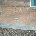 USA ID Boise 7011WAshland EHR Deck 2002JUL13 001  This is the existing laundry dryer vent that the previous owner put in. : 2002, 7011 West Ashland, Americas, Boise, Deck, Idaho, July, North America, USA