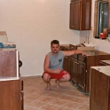 USA ID Boise 7011WAshland GF Kitchen 2003MAY24 002  The floors came up well. : 2003, 7011 West Ashland, Americas, Boise, Idaho, Kitchen, May, North America, USA