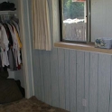 USA ID Boise 7011WAshland GF Master 2005SEPT28 002  Add the brown carpet to the wood panelling and even Ray Charles would have rolled his eyes. : 2005, 7011 West Ashland, Americas, Boise, Idaho, Master Bedroom, North America, September, USA