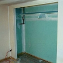 USA ID Boise 7011WAshland LL 3rdBedroom 2001JUN24 003  Some rocket surgeon plumber decided to place the house mains water shutoff in the closet. Why wouldn't they have put it in the utility room?? : 2001, 3rd Bedroom, 7011 West Ashland, Americas, Boise, Idaho, June, North America, USA
