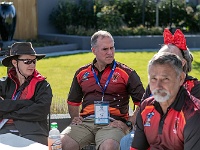 NZL CAN Christchurch 2018APR22 QualityHotelElms 001  Marie, Andy, Dodi and Doug taking in some rays before heading in for the World Golden Oldies Rugby Festival. : - DATE, - PLACES, - SPORTS, - TRIPS, 10's, 2018, 2018 - Kiwi Kruisin, 2018 Christchurch Golden Oldies, April, Canterbury, Christchurch, Day, Golden Oldies Rugby Union, Month, New Zealand, Oceania, Quality Hotel Elms, Rugby Union, Sunday, Year