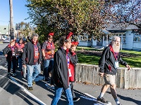 NZL CAN Christchurch 2018APR22 GO StreetParade 004 : - DATE, - PLACES, - SPORTS, - TRIPS, 10's, 2018, 2018 - Kiwi Kruisin, 2018 Christchurch Golden Oldies, April, Canterbury, Christchurch, Christchurch Netball Courts, Day, Golden Oldies Rugby Union, Month, New Zealand, Oceania, Rugby Union, Street Parade, Sunday, Year
