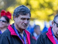 NZL CAN Christchurch 2018APR22 GO StreetParade 030 : - DATE, - PLACES, - SPORTS, - TRIPS, 10's, 2018, 2018 - Kiwi Kruisin, 2018 Christchurch Golden Oldies, April, Canterbury, Christchurch, Christchurch Netball Courts, Day, Golden Oldies Rugby Union, Month, New Zealand, Oceania, Rugby Union, Street Parade, Sunday, Year