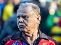 NZL CAN Christchurch 2018APR22 GO StreetParade 036 : - DATE, - PLACES, - SPORTS, - TRIPS, 10's, 2018, 2018 - Kiwi Kruisin, 2018 Christchurch Golden Oldies, April, Canterbury, Christchurch, Christchurch Netball Courts, Day, Golden Oldies Rugby Union, Month, New Zealand, Oceania, Rugby Union, Street Parade, Sunday, Year
