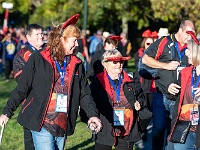 NZL CAN Christchurch 2018APR22 GO StreetParade 076 : - DATE, - PLACES, - SPORTS, - TRIPS, 10's, 2018, 2018 - Kiwi Kruisin, 2018 Christchurch Golden Oldies, April, Canterbury, Christchurch, Christchurch Netball Courts, Day, Golden Oldies Rugby Union, Month, New Zealand, Oceania, Rugby Union, Street Parade, Sunday, Year