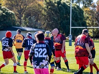 NZL CAN Christchurch 2018APR23 GO Dingoes v AllKyoto 072 : - DATE, - PLACES, - SPORTS, - TRIPS, 10's, 2018, 2018 - Kiwi Kruisin, Alice Springs Dingoes Rugby Union Football Club, All Kyoto Senior Ma-I-Ko, April, Canterbury, Christchurch, Day, Golden Oldies Rugby Union, Japan, Monday, Month, New Zealand, Oceania, Rugby Union, South Hagley Park, Teams, Year