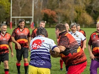 NZL CAN Christchurch 2018APR27 GO Dingoes v GunmaWakuwaku 025 : - DATE, - PLACES, - SPORTS, - TRIPS, 10's, 2018, 2018 - Kiwi Kruisin, 2018 Christchurch Golden Oldies, Alice Springs Dingoes Rugby Union Football Club, April, Canterbury, Christchurch, Day, Friday, Golden Oldies Rugby Union, Gunma Wakuwaku, Japan, Month, New Zealand, Oceania, Rugby Union, South Hagley Park, Teams, Year
