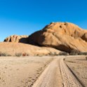 NAM ERO Spitzkoppe 2016NOV24 CampHill 003  The red item is the "thunderbox" and you wouldn't use it without nearby medical assistance, as it was rank. : 2016, 2016 - African Adventures, Africa, Camp Hill, Date, Erongo, Month, Namibia, November, Places, Southern, Spitzkoppe, Trips, Year