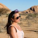 NAM ERO Spitzkoppe 2016NOV24 SBP 028  I think the birthday girl -   Katja Wories   , is luvin' her tiara. : 2016, 2016 - African Adventures, Africa, Date, Erongo, Month, Namibia, November, Places, Small Bushmans Paradise, Southern, Spitzkoppe, Trips, Year