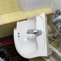 CUB LAHA Havana 2019APR13 002  On the way into the shower, I brushed up against the hand basin in getting around the toilet and managed to knock it off the wall - smashing it to pieces. Now that’s a different start to the day I reckon. : - DATE, - PLACES, - TRIPS, 10's, 2019, 2019 - Taco's & Toucan's, Americas, April, Caribbean, Cuba, Day, Havana, La Habana, Month, Saturday, Year