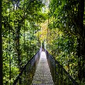 CRI ALA LaFortuna 2019MAY11 Mistico 025  We spent the best part of 3&frac12; hours exploring the 3.2 kilometre ( 2 mile ) dense jungle walk, on well-maintained paved pathways and hanging bridges, some of which were a hundred meters ( 300+ feet ) up in the canopy of the rain forest. : - DATE, - PLACES, - TRIPS, 10's, 2019, 2019 - Taco's & Toucan's, Alajuela, Americas, Central America, Costa Rica, Day, La Fortuna, May, Mistico Arenal Hanging Bridges Park, Month, Saturday, Year