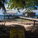 HND IDLB Roatan CampBay 2019MAY08 001  Imagine driving to basically the end of the dirt road, on the eastern edge of   Roat&aacute;n   and finding a couple of beach shacks, standing in the ocean, about a hundred metres ( 300 feet ) offshore from white sandy beaches and you'll have grasped the concept of   La Sirena De Camp Bay  . : - DATE, - PLACES, - TRIPS, 10's, 2019, 2019 - Taco's & Toucan's, Americas, Camp Bay, Central America, Day, Honduras, Islas de la Bahía, La Sirena De Camp Bay, May, Month, Roatán, Wednesday, Year