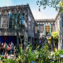 MEX CDMX Coyoacan 2019MAR29 FridaKahlo 011  I’d be the first to admit that when it comes to the arts, yogurt has got more culture to me and that   Frida Kahlo de Rivera   was more anonymous that wrong phone number to me, but I’m pleased to say that in the allotted hour we had in the museum, I learnt that in her 47 years, Frida contracted polio at birth, had a car accident causing debilitating chronic pain, joined the Communist Party, divorced her husband for snookering her sister ..... then remarried him, had her leg amputated, became addicted to pain killers and wasn't able to celebrate her 50 th  – all this is said to have drawn her to Mexican folk art and its elements of ' fantasy, naivety, and fascination with violence and death ' - go figure. : - DATE, - PLACES, - TRIPS, 10's, 2019, 2019 - Taco's & Toucan's, Americas, Central, Coyoacán, Day, Frida Kahlo Museum, Friday, March, Mexico, Mexico City, Month, North America, Year