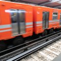 MEX CDMX MexicoCity 2019MAR28 037  Did you notice the rubber tyre rail cars??   10 of the 12 lines are rubber-tyred, instead of traditional steel wheels, as they are quieter and apparantly cope better with Mexico City's unstable soils. : - DATE, - PLACES, - TRIPS, 10's, 2019, 2019 - Taco's & Toucan's, Americas, Central, Day, March, Mexico, Mexico City, Month, North America, Thursday, Year