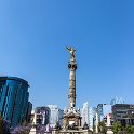 MEX CDMX MexicoCity 2019MAR30 AngelOfIndependence 004  Lovingly called ' El Ángel ', the independence monument was completed on September 16, 1910 and subsequently restored in 1958. The 36 metre ( 118 foot ) high column is topped by a 6.7 metre ( 22 foot ) statue of Nike, the Greek goddess of Victory and stands as a commemoration to the centennial of the beginning of Mexico's   War of Independence  , which ended the rule of Spain in 1821. : - DATE, - PLACES, - TRIPS, 10's, 2019, 2019 - Taco's & Toucan's, Americas, Central, Ciudad de México, Day, El Ángel de la Independencia, March, Mexico, Mexico City, Month, North America, Saturday, Year
