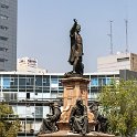 MEX CDMX MexicoCity 2019MAR30 ColumbusMonument 003  At his feet and on the sides of his quarried pedestal are the statues of   Fray Pedro de Gante  ,   Bartolomé de las Casas  ,   Fray Juan Pérez de Marchena   and   Fray Diego Deza  . : - DATE, - PLACES, - TRIPS, 10's, 2019, 2019 - Taco's & Toucan's, Americas, Central, Ciudad de México, Day, March, Mexico, Mexico City, Month, North America, Saturday, Year