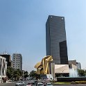 MEX CDMX MexicoCity 2019MAR30 TorreCaballito 001  The   Torre del Caballito   ( Caballito Tower ) measures 135 metres ( 443 feet ) &amp; 35 storeys tall and is considered one of world’s safest skyscrapers because it has resisted three significant earthquakes due to its has 70 seismic shocks and is anchored to the ground by 185 concrete piles, which penetrate 60 metres ( 197 feet ) in to the ground, surpassing the old swampy landfill lake below Mexico City. : - DATE, - PLACES, - TRIPS, 10's, 2019, 2019 - Taco's & Toucan's, Americas, Central, Ciudad de México, Day, March, Mexico, Mexico City, Month, North America, Saturday, Torre Caballito, Year