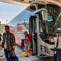 MEX OAX OaxacaDeJuarez 2019APR03 001  Our 8:25 AM departure on the   Autobus Ado   345 kilometre ( 215 mile ) 6-hour “ Premier ” seating service to   Oaxaca de Juárez   or more simply - Oaxaca ( pronounced wuh-haka ) was quite enjoyable. : - DATE, - PLACES, - TRIPS, 10's, 2019, 2019 - Taco's & Toucan's, Americas, April, Day, Mexico, Month, North America, Oaxaca, Oaxaca de Juárez, South Pacific Coast, Wednesday, Year
