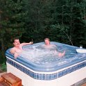 USA ID McCall 2000JUL08 017  We went up for the weekend to install some trim work and this, by far, is the best way to finish the day. : 2000, Idaho, July, McCall, North America, USA