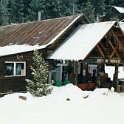 USA ID Warren 2002JAN19 003  This is the most important building in the town - it's the pub. : 2002, 2002 - 3rd Annual Bed & Sled, Idaho, January, North America, Places, USA, Warren