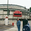 USA IL Chicago 2002MAR09 WrigleyField 001  It was freezing cold and blowing a gale, so it was get in, get out and no mucking about in getting these two photos. : 2002, 2002 - Booze Bothers Tour, Americas, Chicago, Illinois, March, North America, USA, Wrigley Field