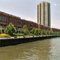 USA IL Chicago 2003JUN07 RiverTour 019  You can see here storage buildings turned into condos that are going for $400k plus. : 2003, Americas, Chicago, Illinois, June, North America, USA