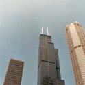 USA IL Chicago 2003JUN07 RiverTour 025  Even though it's one of the tallest buildings in the world, from here it doesn't look all that impressive. : 2003, Americas, Chicago, Illinois, June, North America, USA