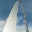 USA MO SaintLouis 2002MAR06 GatewayArch 010  Construction of the Arch began in 1963, and was completed on October 28, 1965, for a total cost of less than $15 million. : 2002, 2002 - Booze Bothers Tour, Americas, Gateway Arch, March, Missouri, North America, Saint Louis, USA