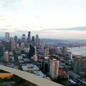 USA WA Seattle 2000NOV09 SpaceNeedle 010 : 2000, 2000 - 3 Bastards From The Bush Tour, Americas, Date, Downtown, Month, North America, November, Places, Seattle, Space Needle, Trips, USA, Washington, Year