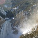USA WY YellowstoneNP 2004NOV01 LowerFalls 012 : 2004, 2004 - Yellowstone Travels, Americas, Lower Falls, National Park, North America, November, USA, Wyoming, Yellowstone