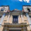AS CHN SC MAC SLOU 2017AUG29 CoSL 003  The church was built in memory of  " Saint Lawrence " , who was one of the seven deacons of the city of Rome, Italy, under Pope Sixtus II and is regarded by Portuguese as a patron saint in navigation. : - DATE, - PLACES, - TRIPS, 10's, 2017, 2017 - EurAsia, Asia, August, China, Church Of St Lawrence, Day, Eastern, Macau, Month, South Central, São Lourenço, Tuesday, Year