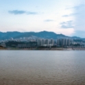 AS CHN SW CHO FEJ Sanmashan 2017AUG21 YangtzeRiver 002  The town was moved here in 2003 after the old town was submerged when the  " Three Gorges Reservoir "  was filled with water. : - DATE, - PLACES, - TRIPS, 10's, 2017, 2017 - EurAsia, Asia, August, China, Chongqing, Day, Eastern, Fengjie County, Monday, Month, Sanmashan, Southwest, Year