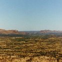 AUS NT AliceSprings 1991AUG TheWidowmaker 001  Along the Western MacDonnell Ranges toward Honeymoon Gap. : 1991, Alice Springs, August, Australia, Date, Month, NT, Places, The Widowmaker, Year