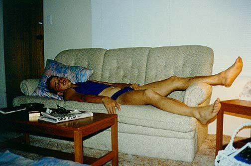 AUS NT AliceSprings 1992FEB CycadApt Sleeping 001