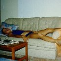 AUS NT AliceSprings 1992FEB CycadApt Sleeping 001 : 1992, 8 Cycad Place, Alice Springs, Australia, Date, February, Month, NT, Places, Year