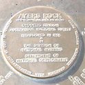 AUS NT AyersRock 2001JUL12 020  You'll know when you've reached the summit, you'll find this geographical marker. : 2001, 2001 The "Gruesome Twosome" Australian Tour, Australia, Ayers Rock, July, NT