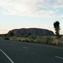 AUS NT AyersRock 2001JUL13 003  It's still a bloody big rock no matter how you look at it! : 2001, 2001 The "Gruesome Twosome" Australian Tour, Australia, Ayers Rock, Date, July, Month, NT, Places, Trips, Year