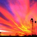 AUS NT CadneyBore 2001 Sunset 001 : 2001, Australia, Cadney Bore, Date, NT, Places, Year