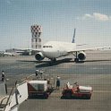 AUS NT Darwin 1990SEPT28 WRLFC WGT 003   Garuda Airlines  was the airline of choice. It was cheap for a reason. Before the trip was done we had several interesting &quot;incidents&quot; on the flights that will be retold until eternity. Can you say flying bemo??? : 1990, 1990 World Grog Tour, Australia, Darwin, NT, Rugby League, September, Wests Rugby League Football Club